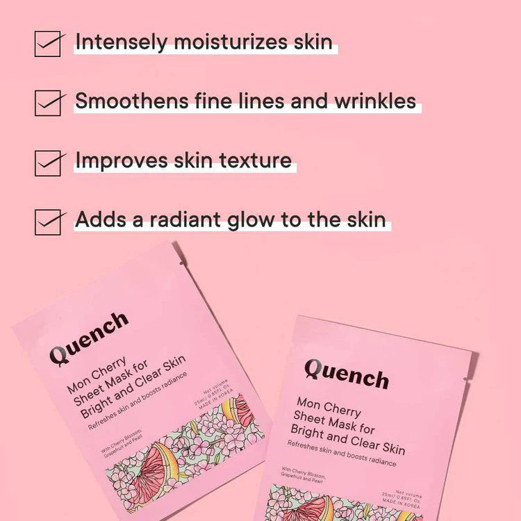 Brightening & Skin Clarifying Sheet Mask with Cherry Blossom Radiance - 25 ML - Image 2
