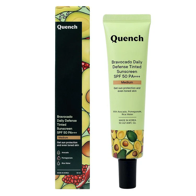 Daily Defense Tinted Sunscreen SPF 50 PA+++ with Avocado Vitamins C & E - 50 ML - Image 16