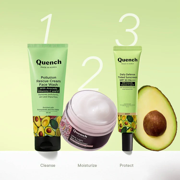Daily Defense Tinted Sunscreen SPF 50 PA+++ with Avocado Vitamins C & E (Deep) - 50 ML (Copy) - Image 6