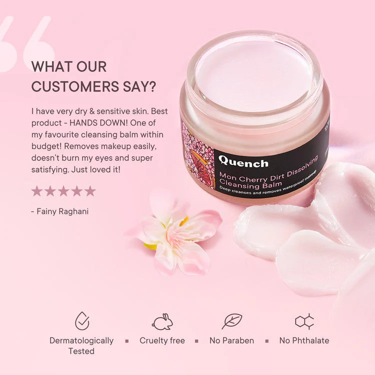 Dirt Dissolving Daily Cleansing Balm with Cherry Blossom Radiance - Pack of 1 - Image 6