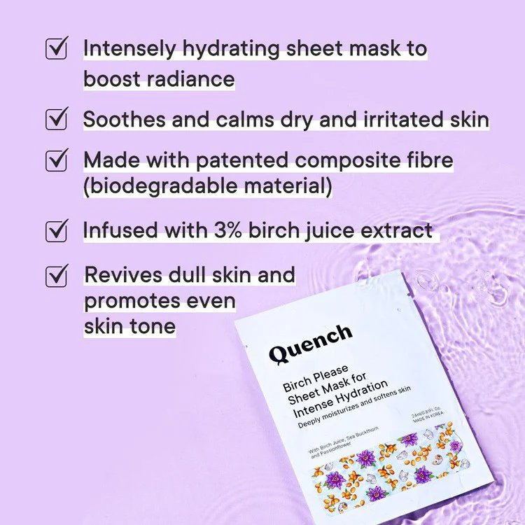 Intense Hydration Sheet Mask with Birch Juice Enzymes (Pack of 3) - Image 2