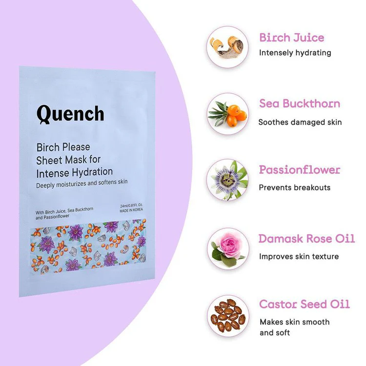 Intense Hydration Sheet Mask with Birch Juice Enzymes (Pack of 6) - Image 4