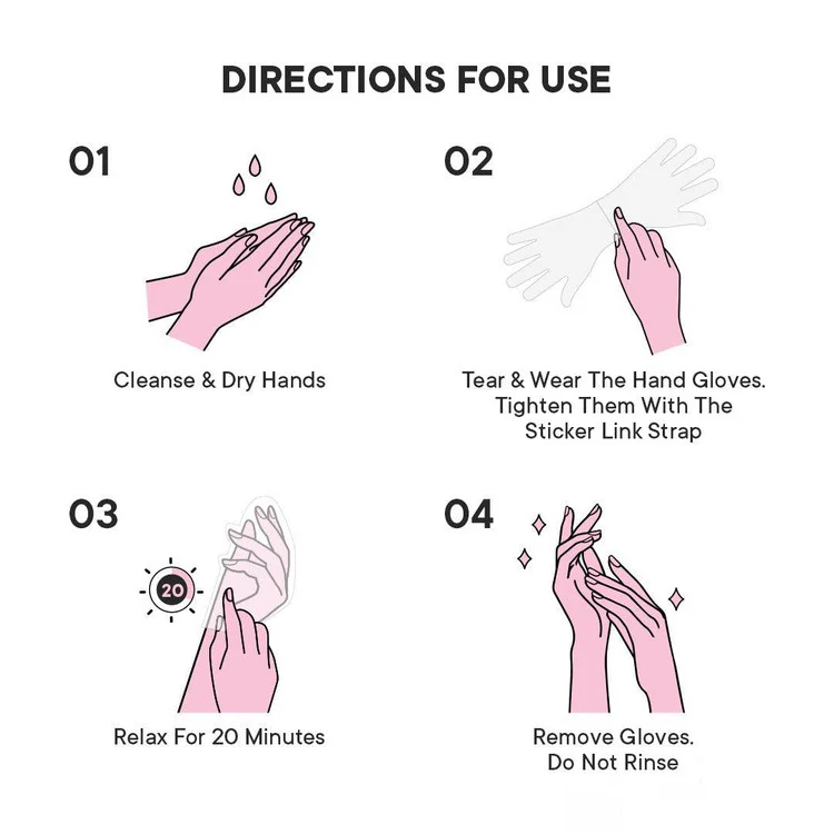 Nourishing Hand Mask with Mon Cherry Radiance (Pack of 3) - Image 4
