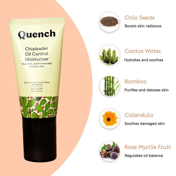 Oil Control Moisturizer with Chia Seeds Omega 3 - 75 ML - Image 3