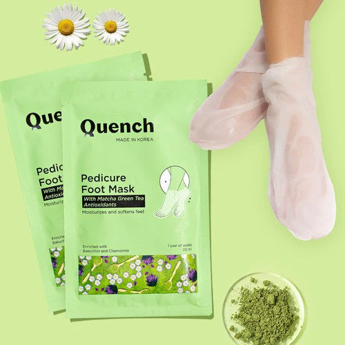 Pedicure Foot Mask with Matcha Green Tea (Pack of 1)