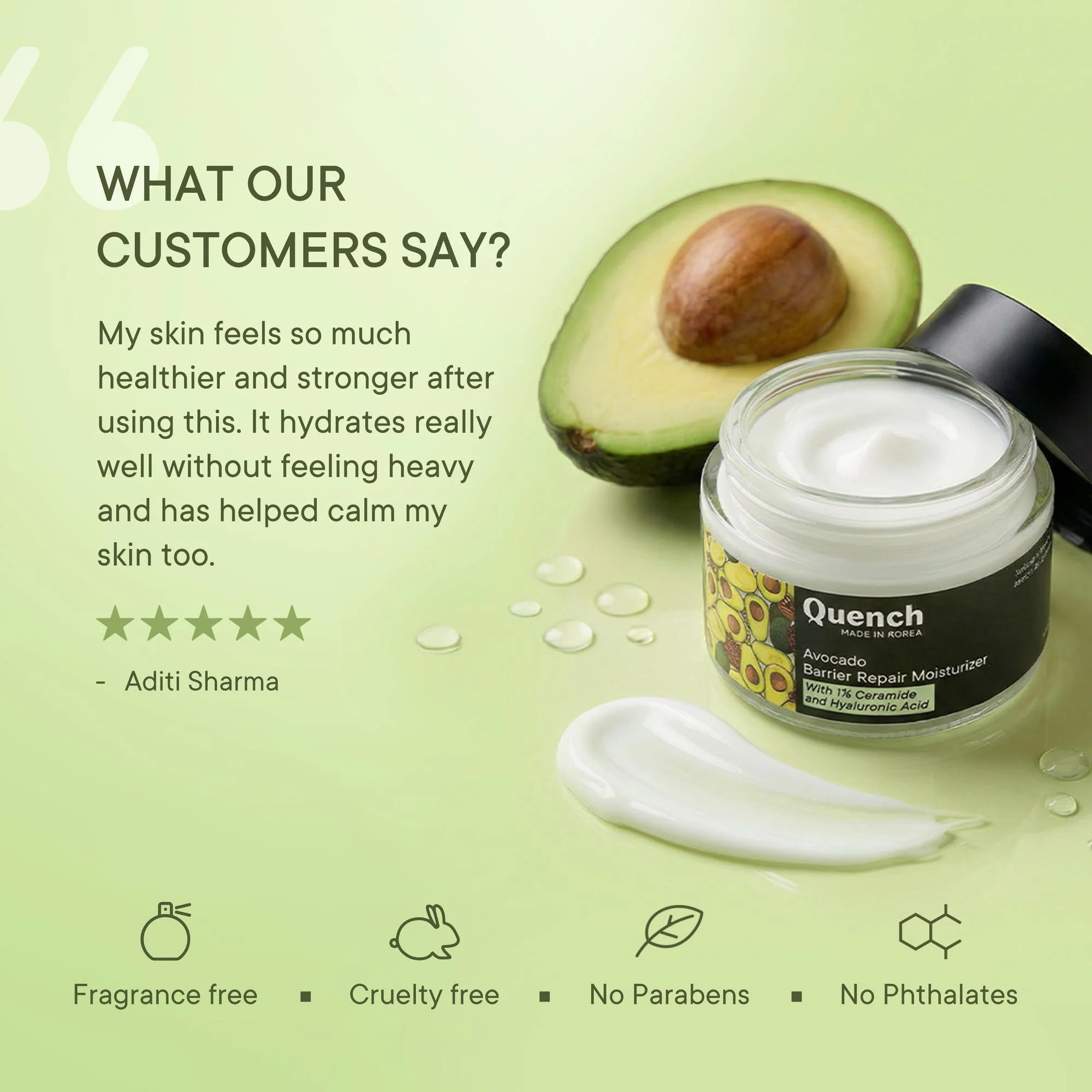 Quench Avocado Barrier Repair Moisturizer - Image 5