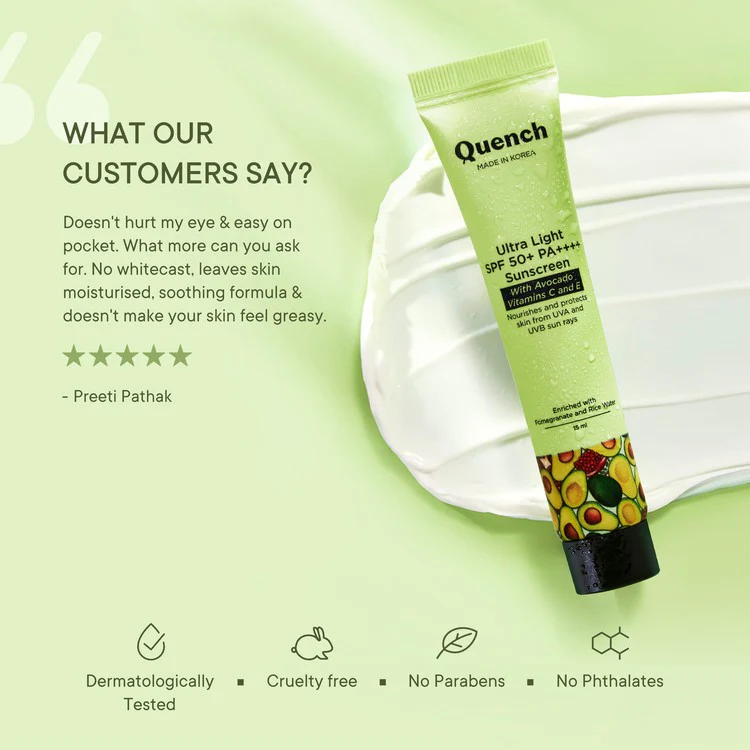 (Mini) Ultra Light SPF 50+ PA++++ Sunscreen with Avocado Vitamins C & E - Image 5